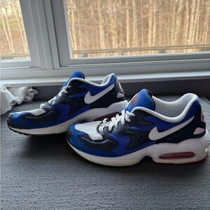 Nike Blue and White Athletic Shoes